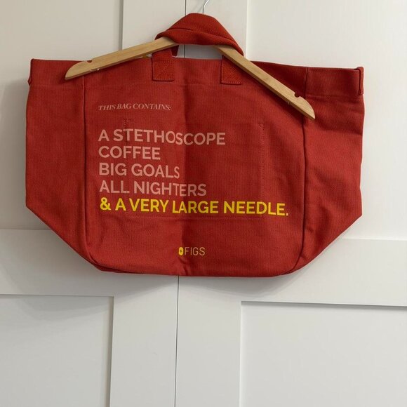 Figs A Very Large Needle Tote in Spiced Cider - Picture 6 of 7